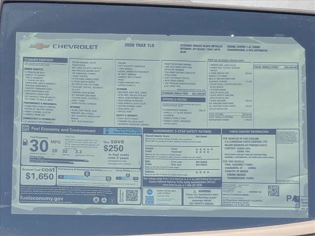 New 2026 Chevrolet Trax LS w/ LS Convenience Package FWD image 18