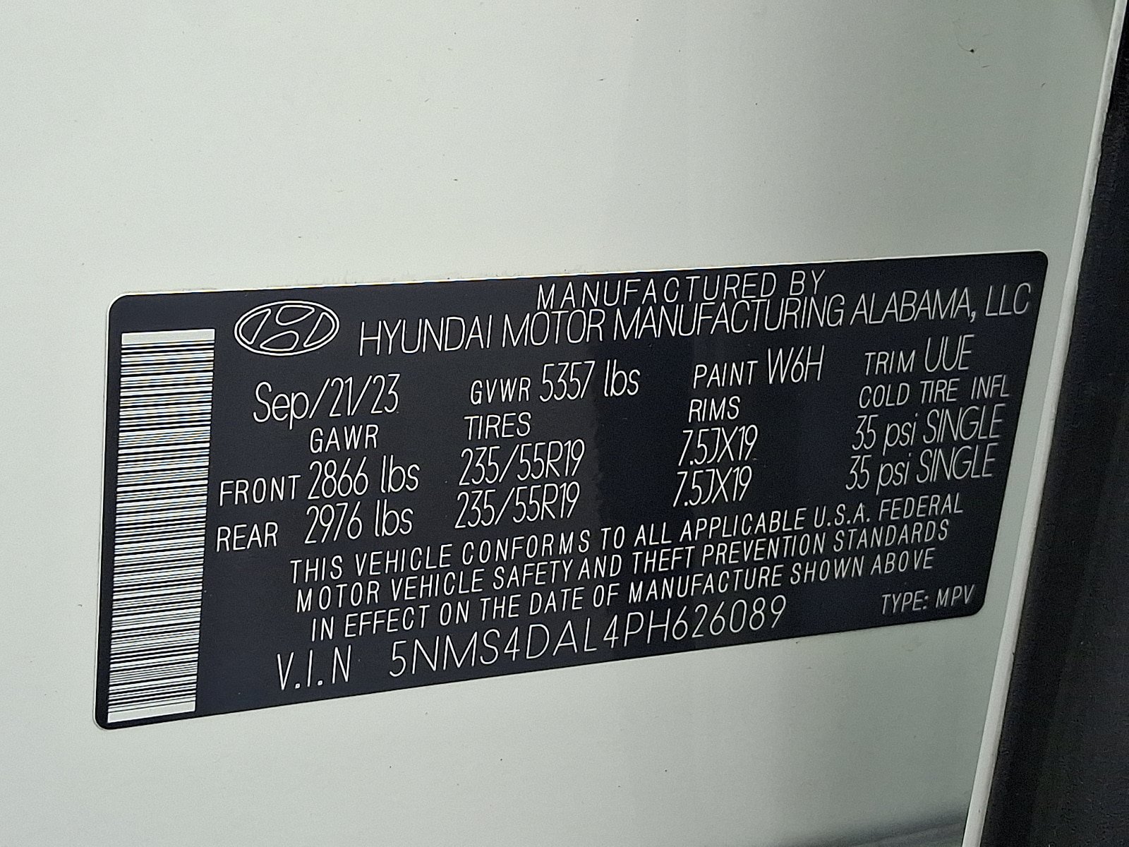 Certified 2023 Hyundai Santa Fe Limited AWD/4WD image 30