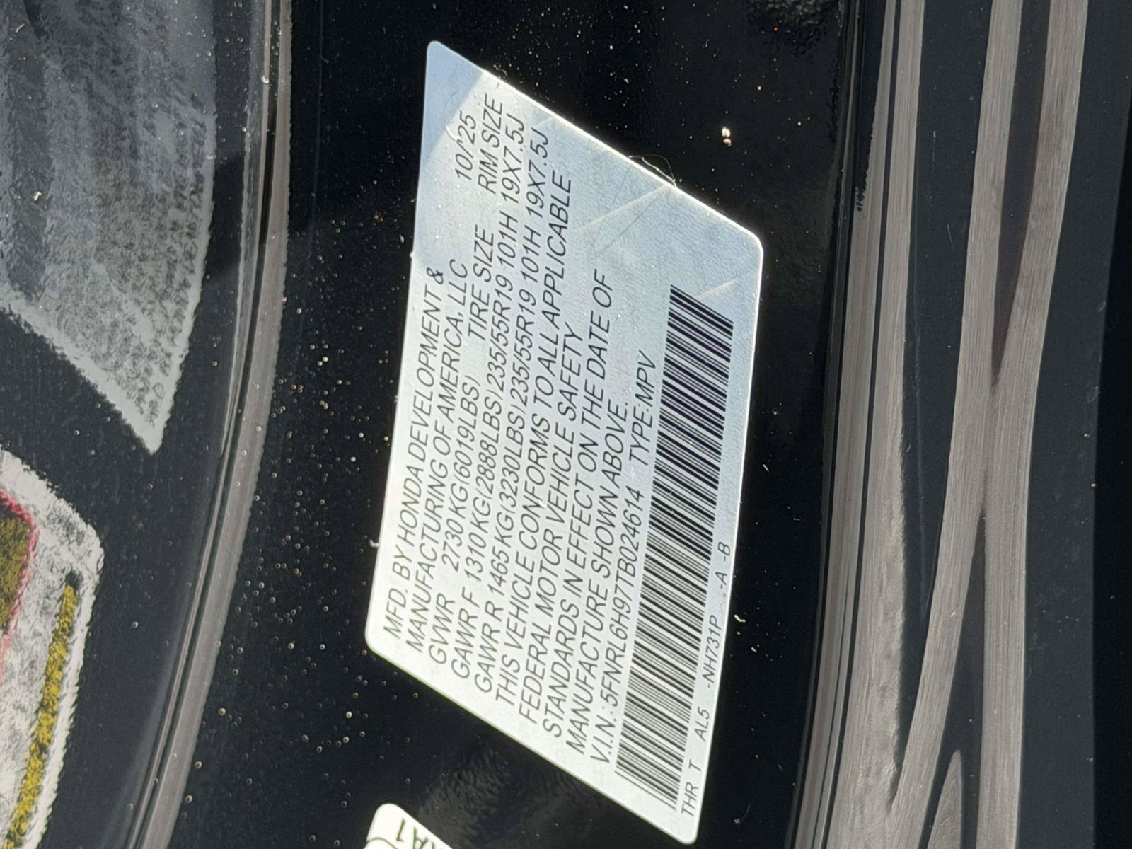 Certified 2026 Honda Odyssey Elite image 25