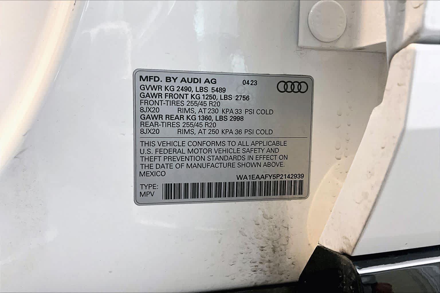 Used 2023 Audi Q5 2.0T Premium Plus w/ Premium Plus Package AWD/4WD image 34