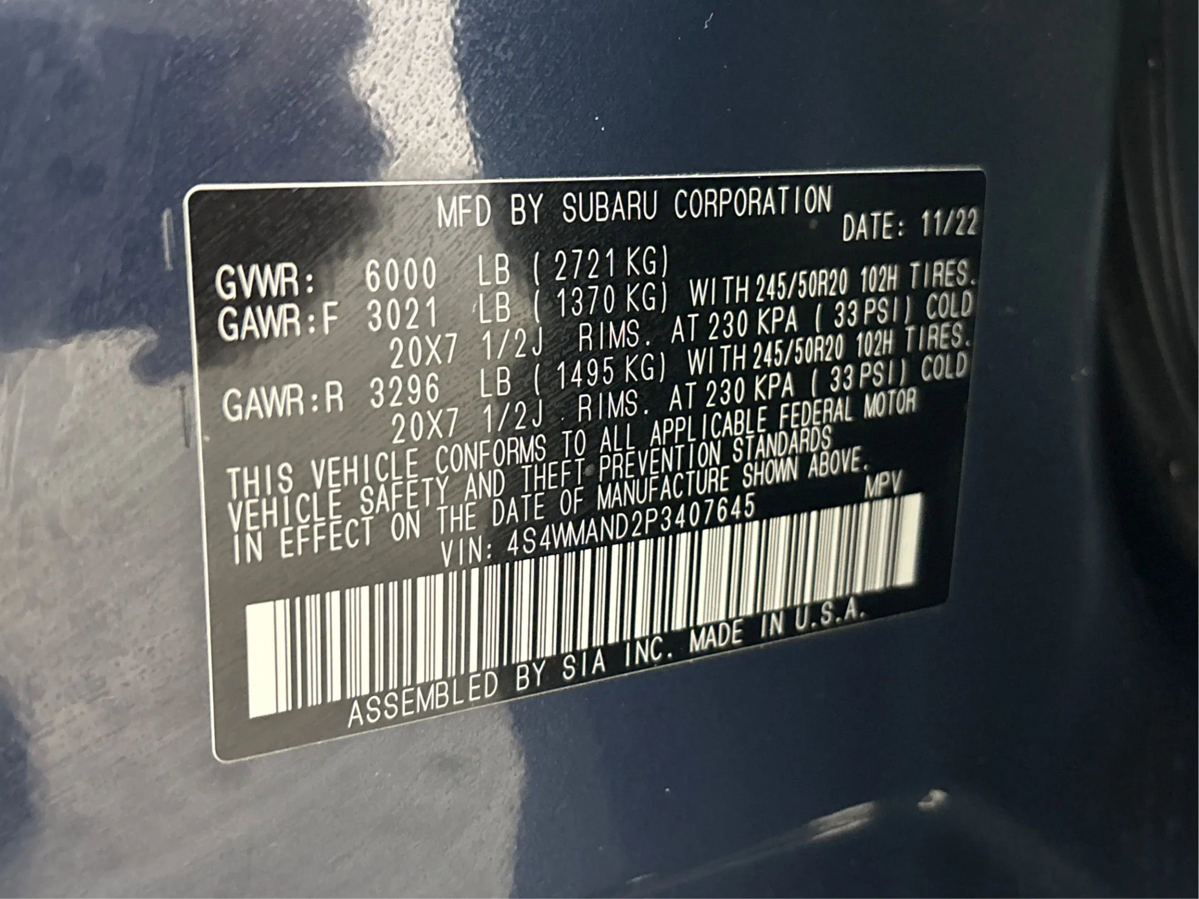 Used 2023 Subaru Ascent Limited image 28