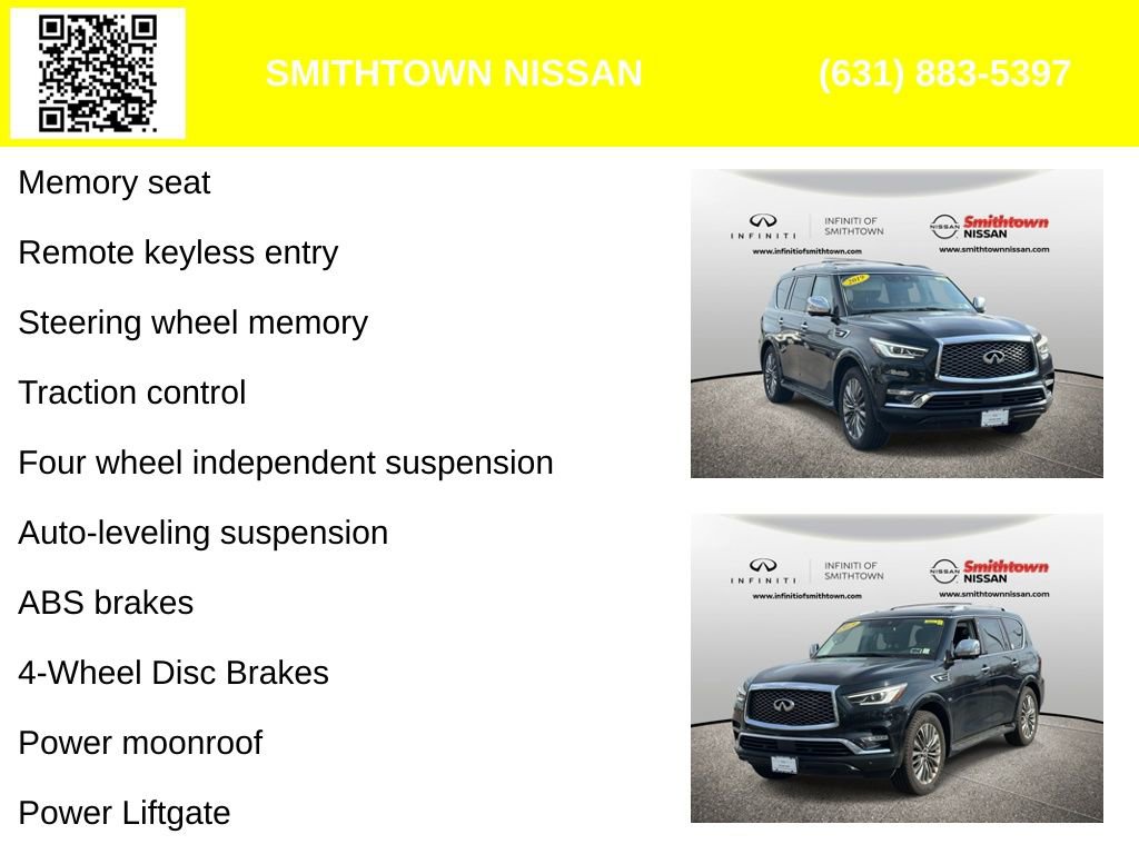 Used 2019 INFINITI QX80 Luxe w/ 22" Wheel Package image 8