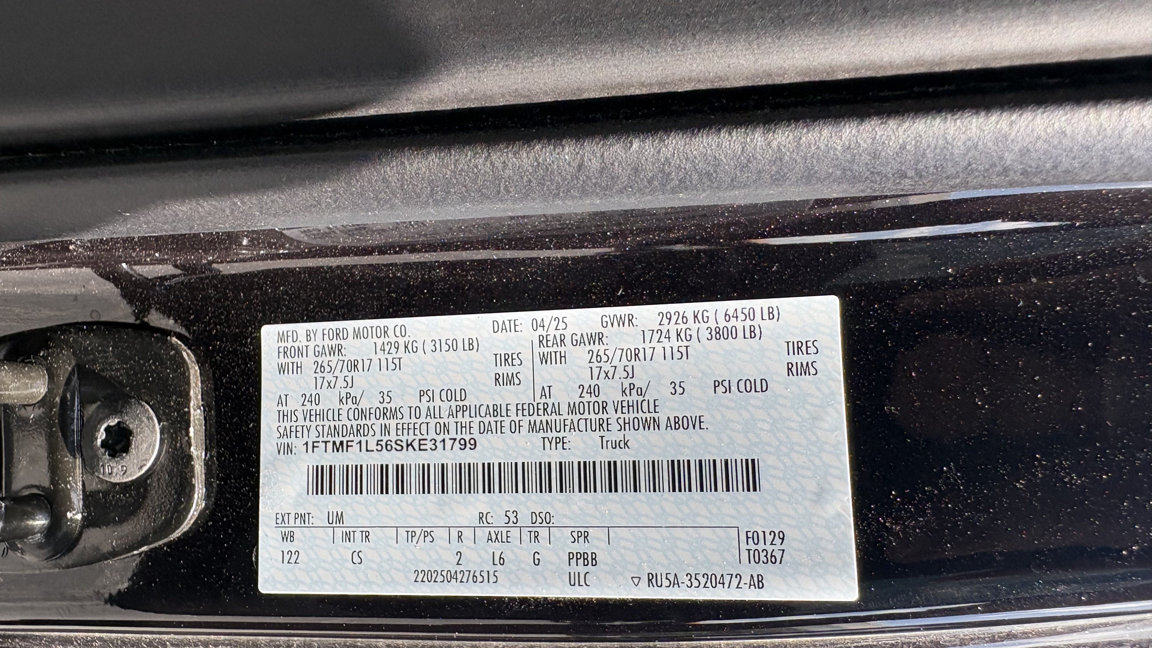 Used 2025 Ford F150 XL w/ Equipment Group 103A High AWD/4WD image 34