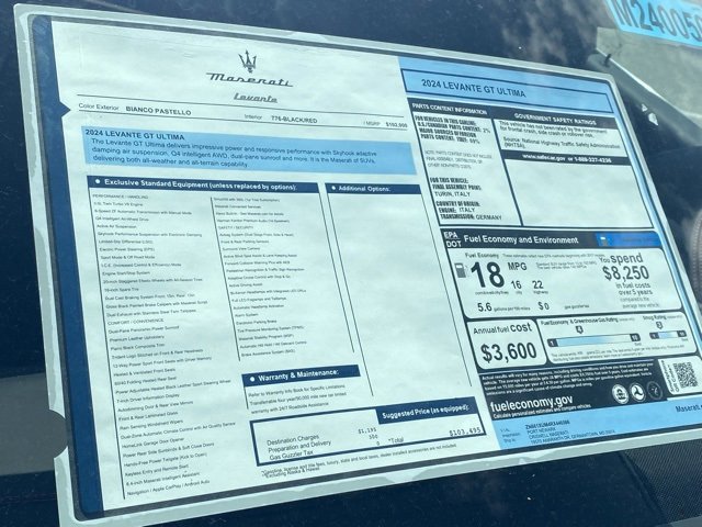 New 2024 Maserati Levante GT Ultima image 50