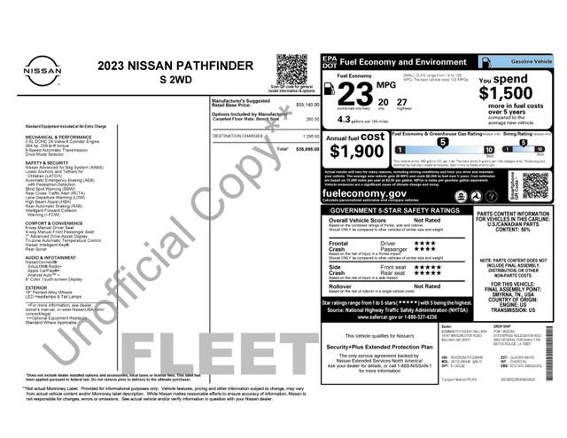 Used 2023 Nissan Pathfinder S FWD image 5