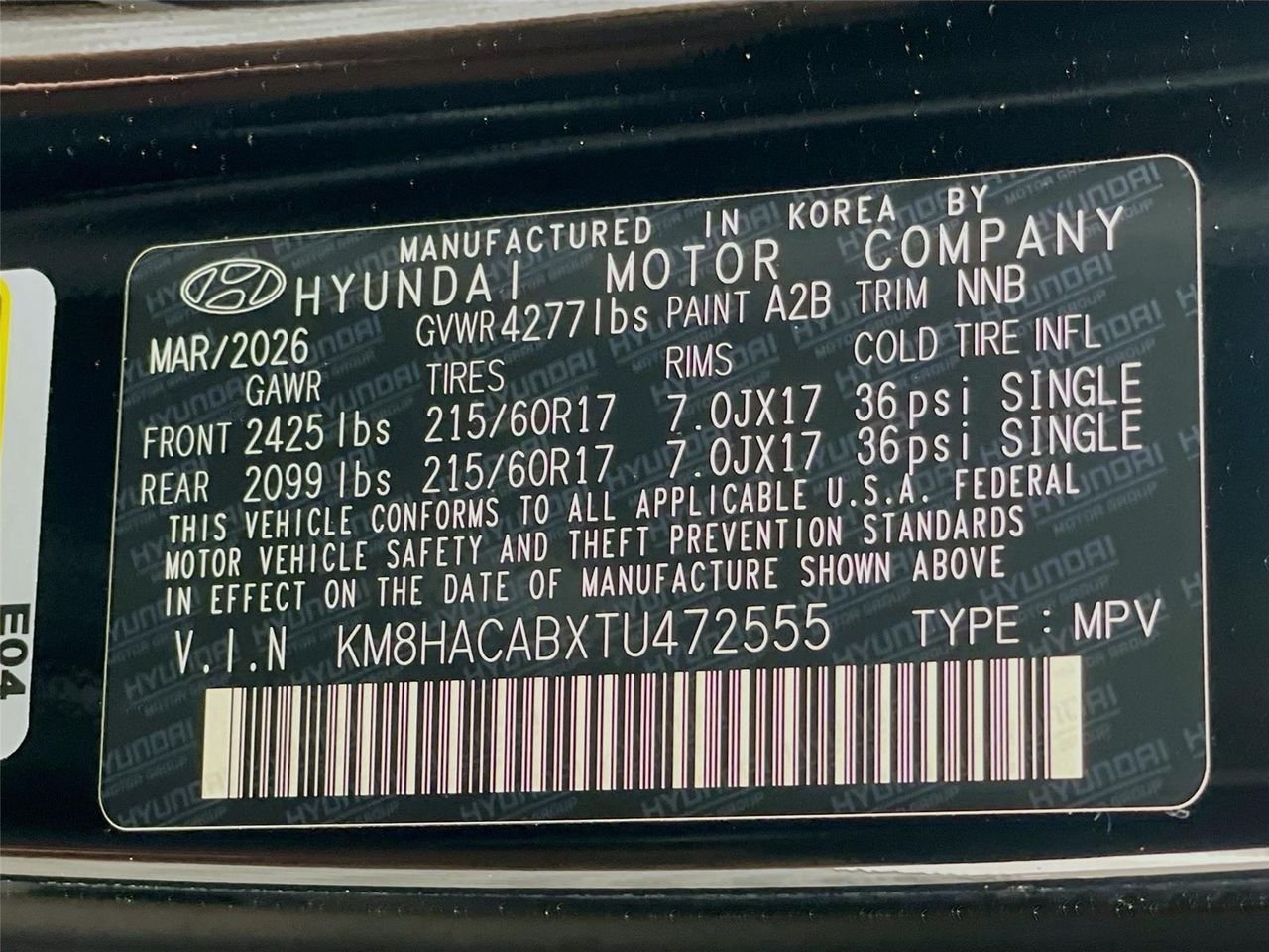 New 2026 Hyundai Kona SE AWD/4WD image 24