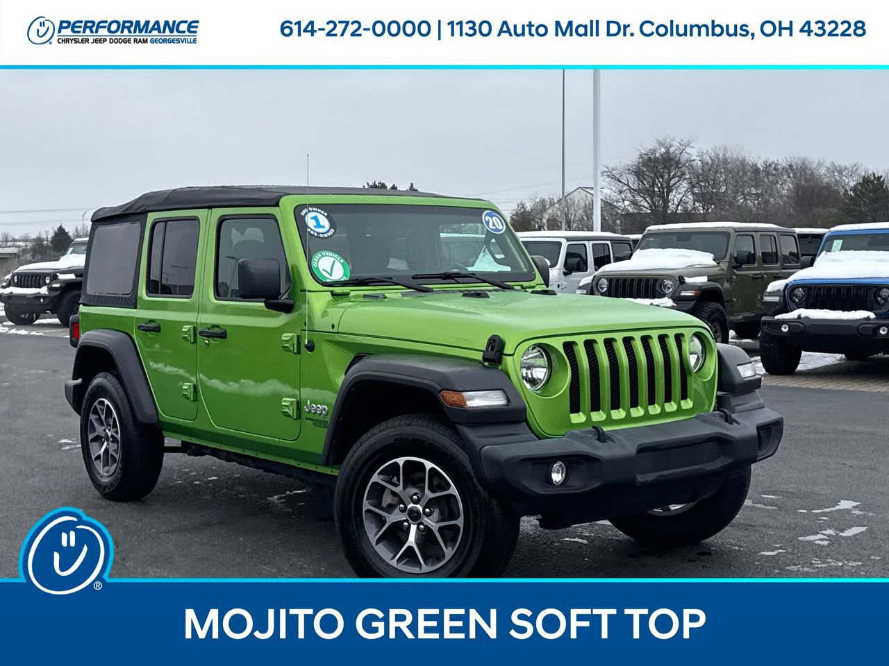 Used 2020 Jeep Wrangler Unlimited Sport S image 1