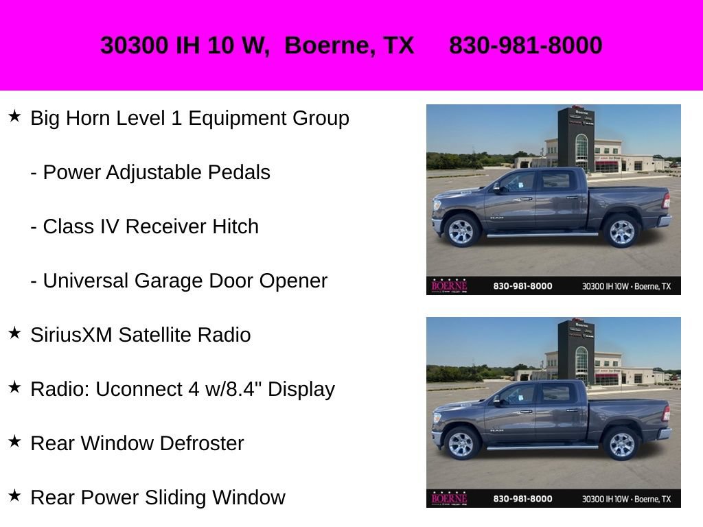 Used 2020 RAM 1500 Big Horn RWD image 20