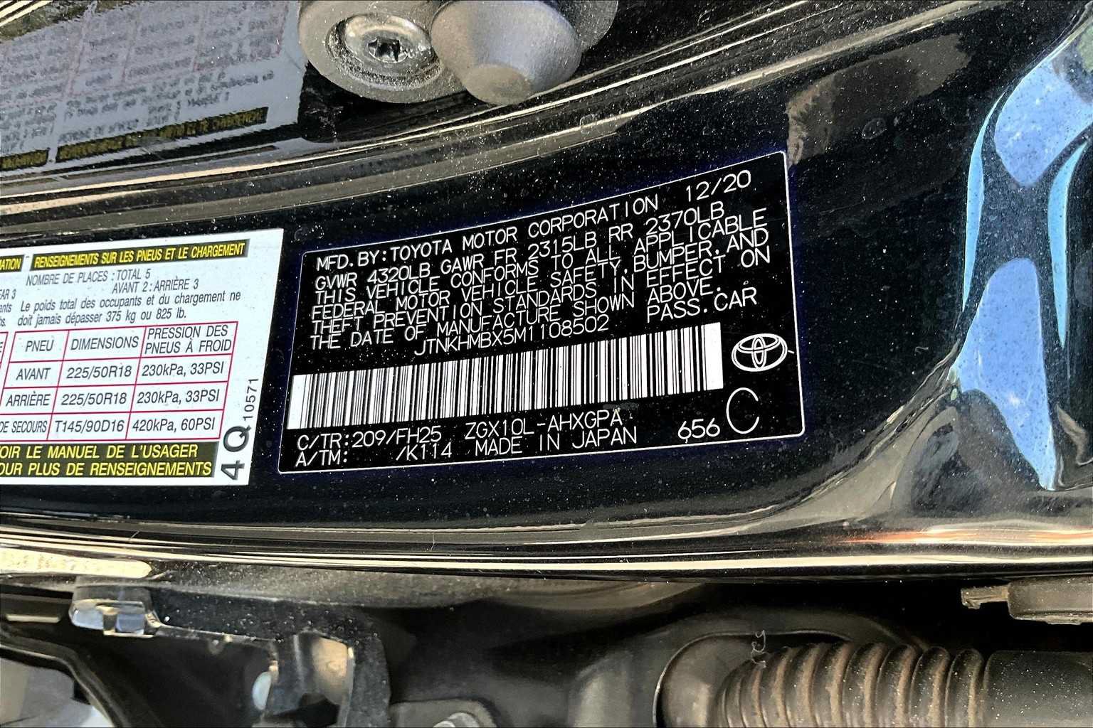 Used 2021 Toyota C-HR Nightshade FWD image 35