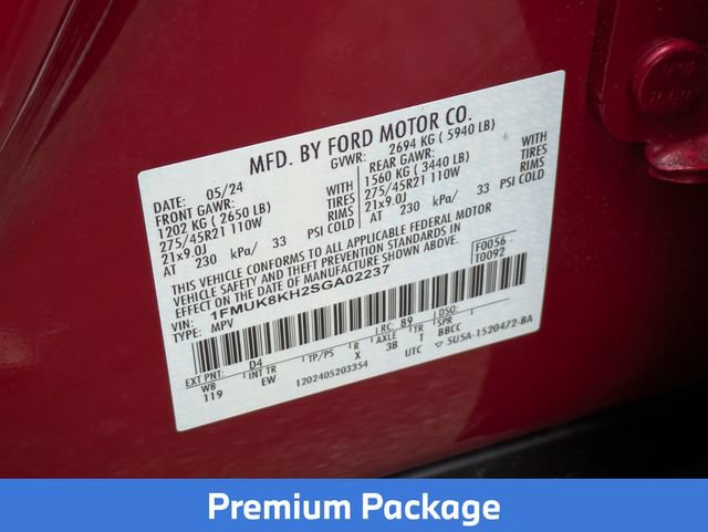 Used 2025 Ford Explorer ST-Line w/ Premium Package AWD/4WD image 32
