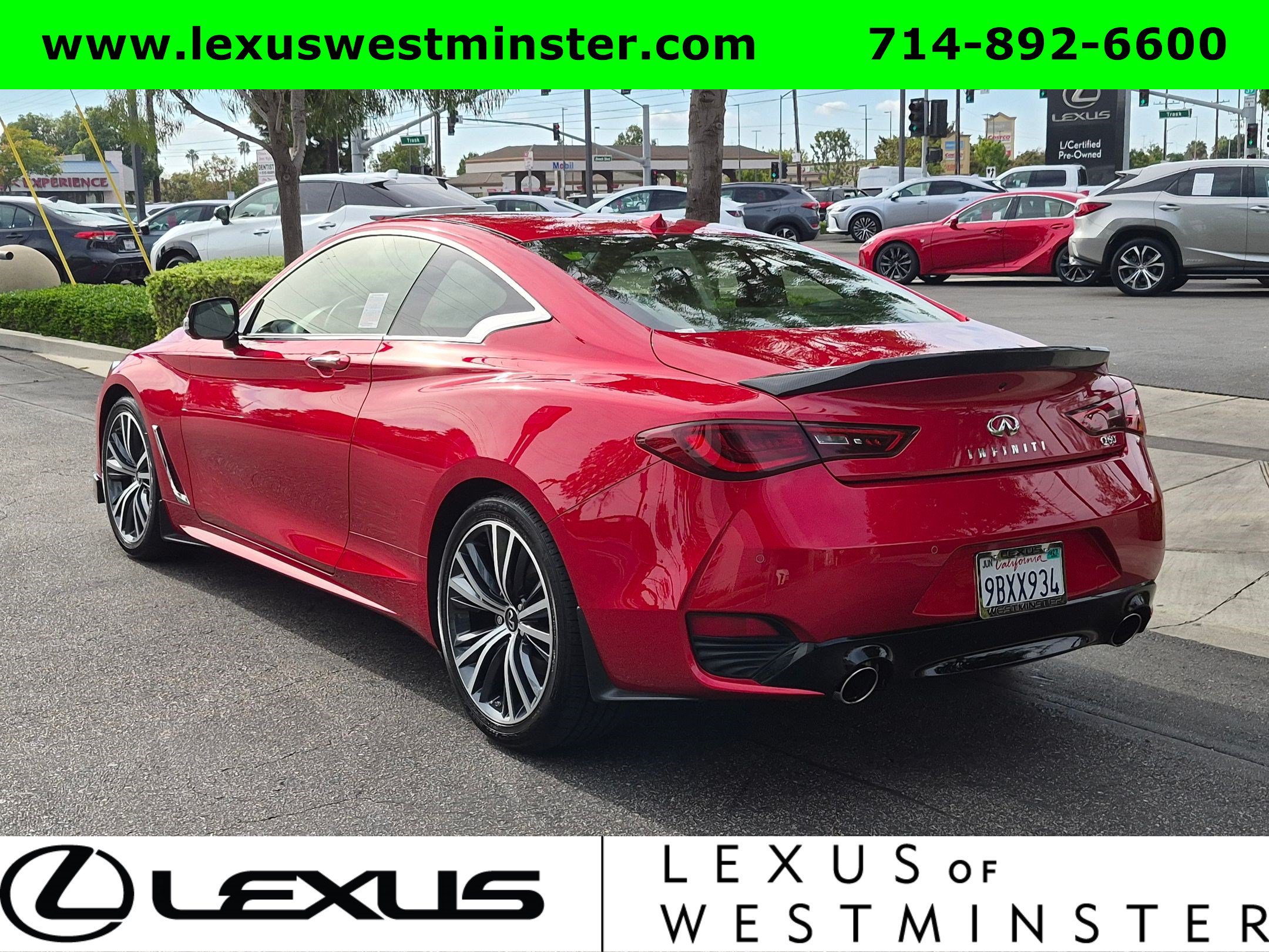 Used 2021 INFINITI Q60 3.0t Luxe w/ Cargo Package RWD image 12