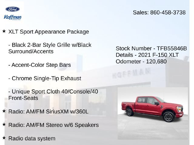Used 2021 Ford F150 XLT w/ Equipment Group 301A Mid AWD/4WD image 15