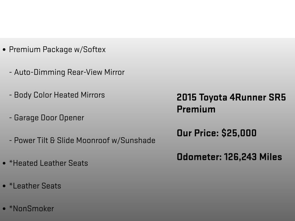 Used 2015 Toyota 4Runner SR5 Premium image 6