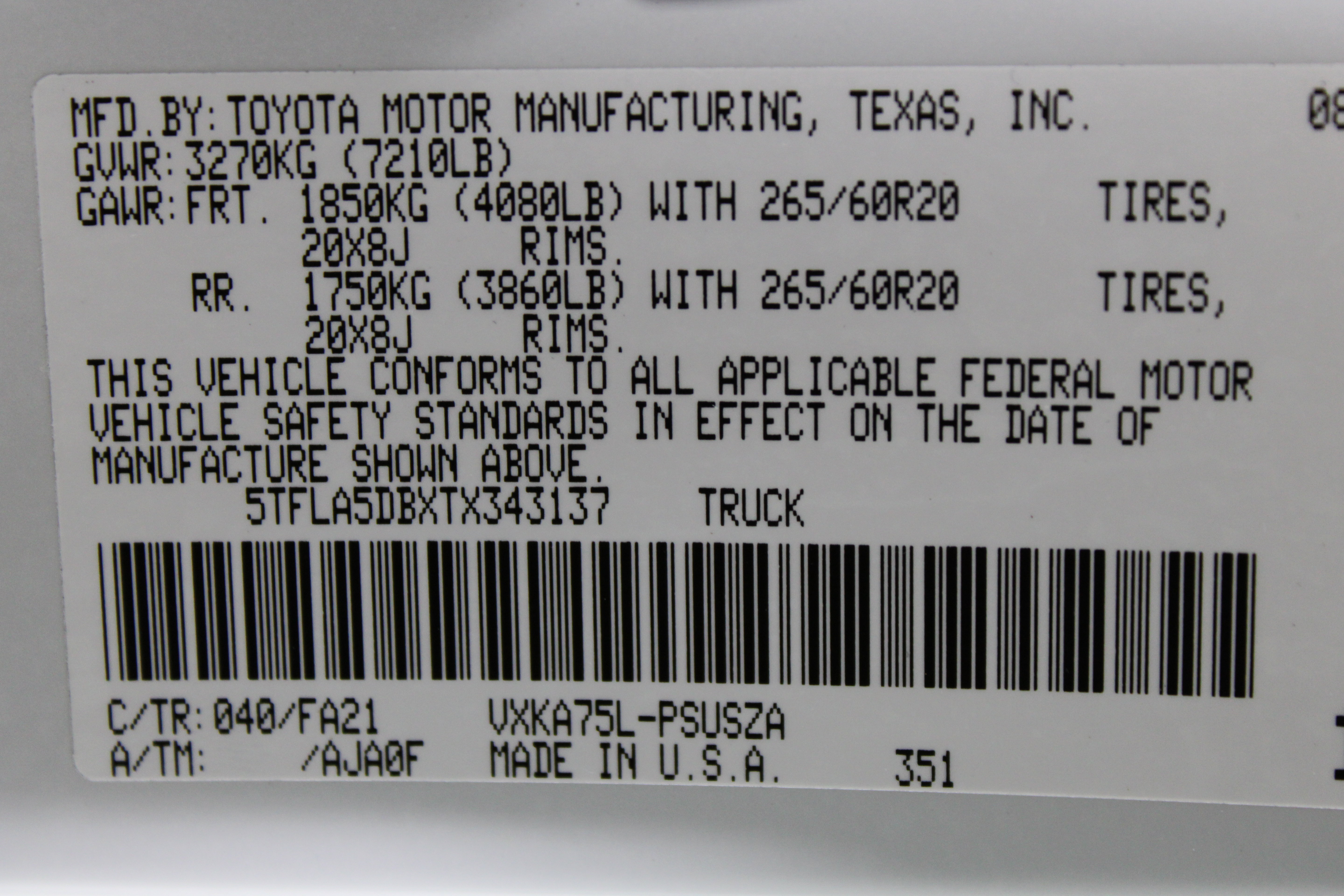 Used 2026 Toyota Tundra SR5 w/ SX Package AWD/4WD image 41