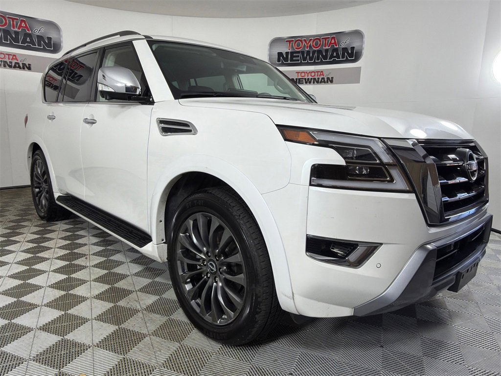 Used 2023 Nissan Armada Platinum w/ Captain's Chairs Package