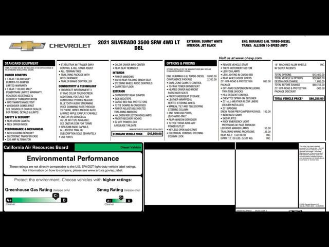 Used 2021 Chevrolet Silverado 3500 LT w/ Convenience Package image 3