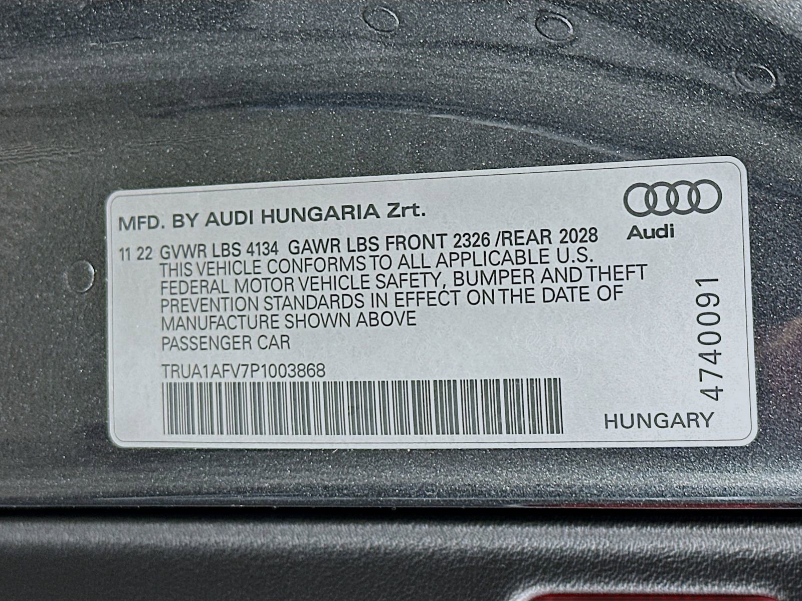 Used 2023 Audi TTS 2.0T Coupe w/ Black Optic Package AWD/4WD image 30