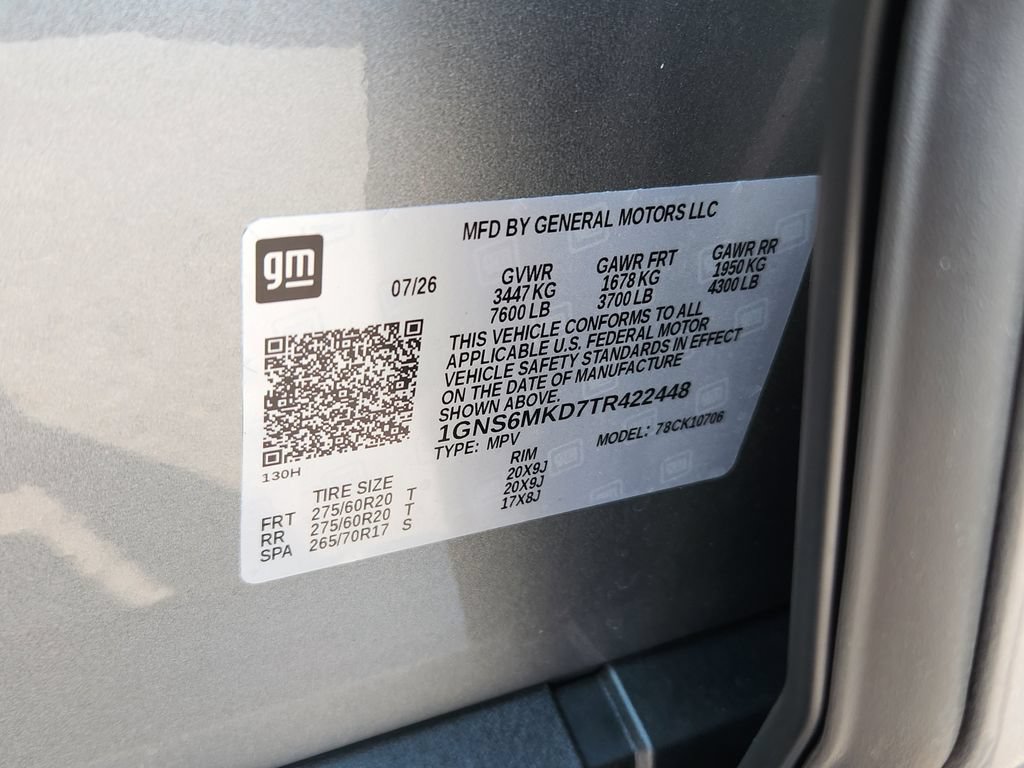 New 2026 Chevrolet Tahoe LS AWD/4WD image 20