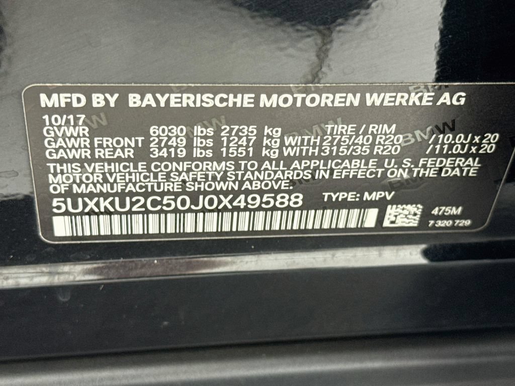 Used 2018 BMW X6 xDrive35i AWD/4WD image 34