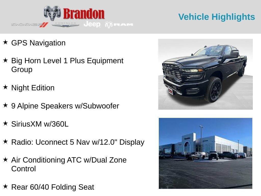 New 2026 RAM 2500 Big Horn image 2