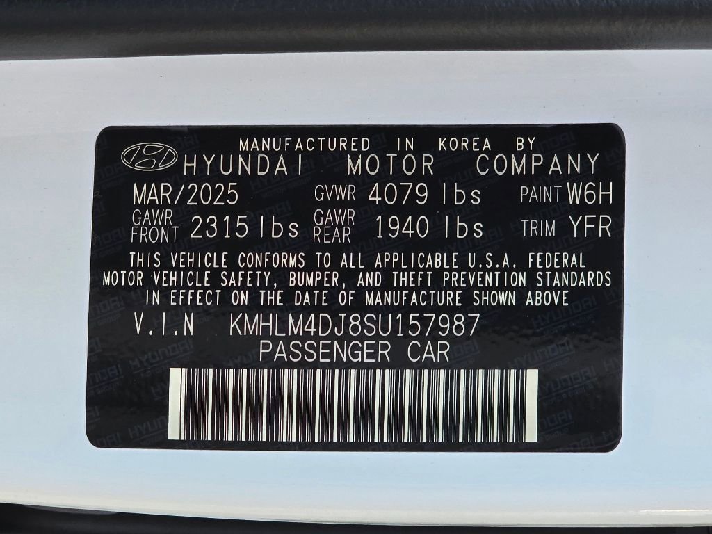 New 2025 Hyundai Elantra Blue image 30