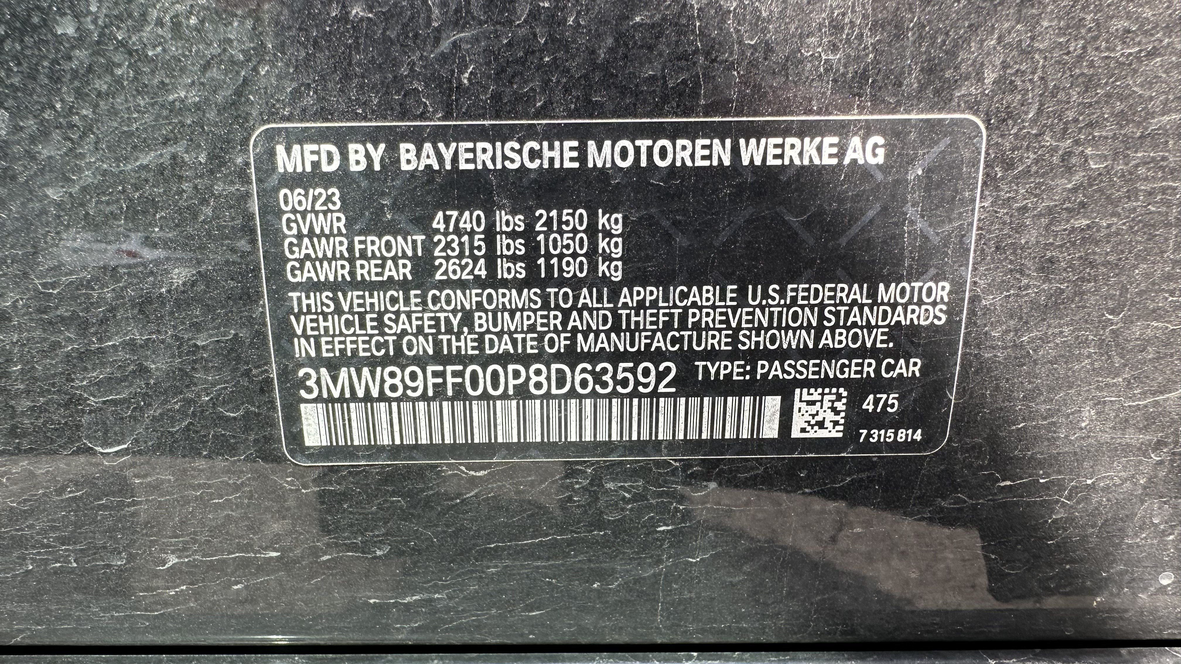 Certified 2023 BMW 330i xDrive Sedan w/ Premium Package AWD/4WD image 33