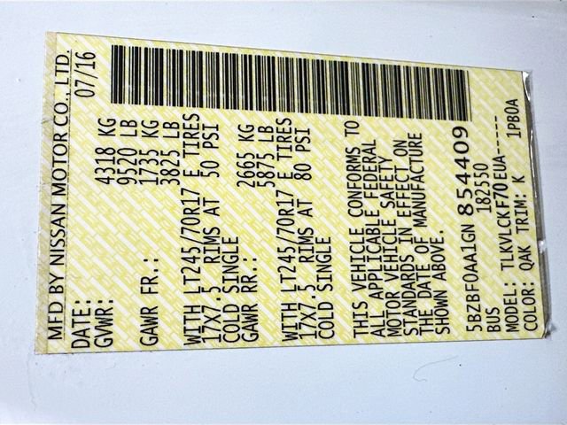 Used 2016 Nissan NV 3500 S w/ Power Package image 29