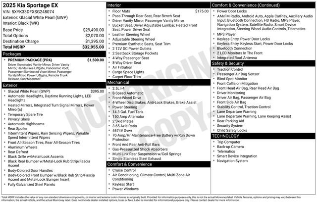 Certified 2025 Kia Sportage EX w/ Premium Package image 29