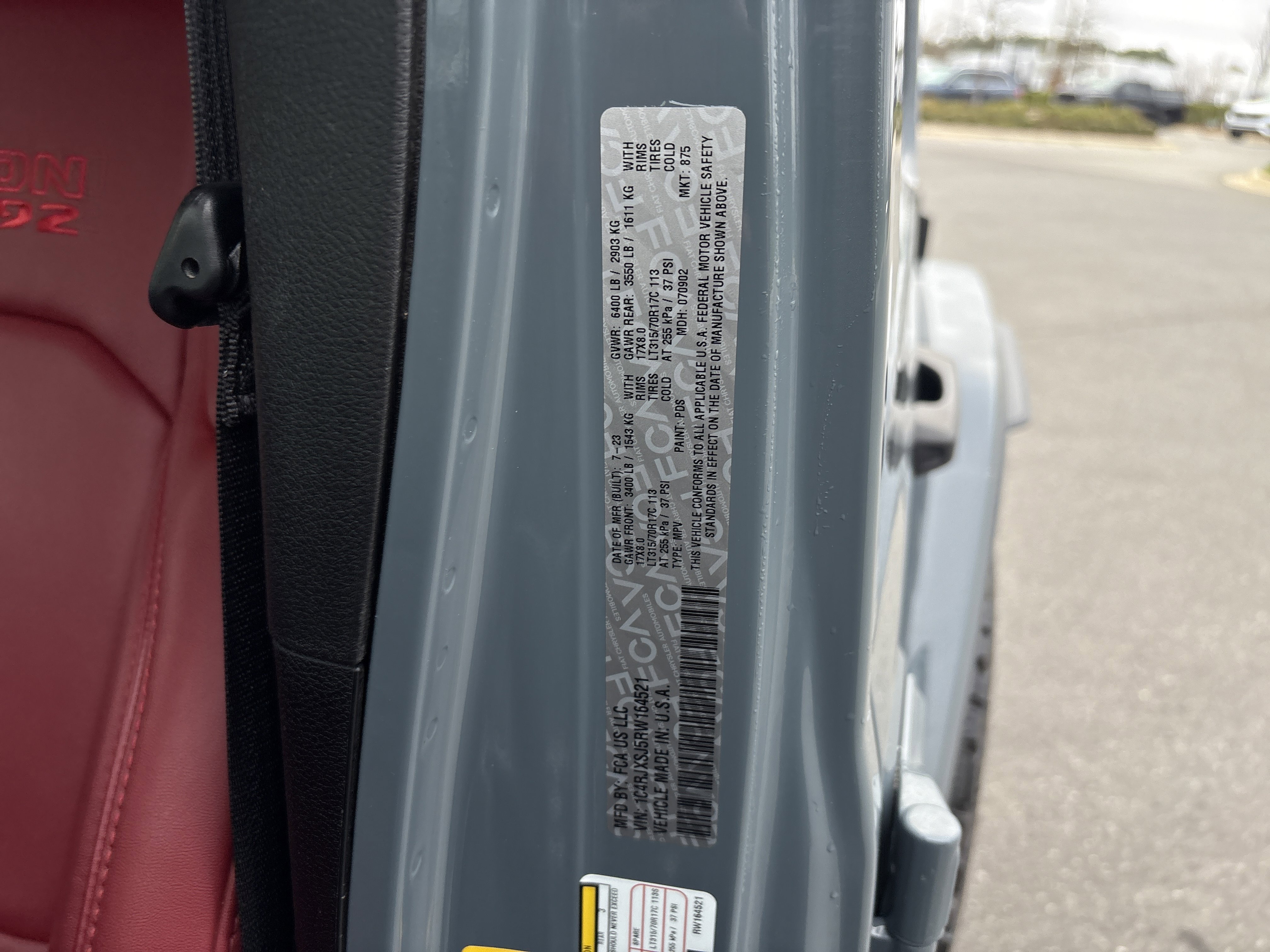 Certified 2024 Jeep Wrangler Unlimited Rubicon 392 w/ Dual Top Group AWD/4WD image 36