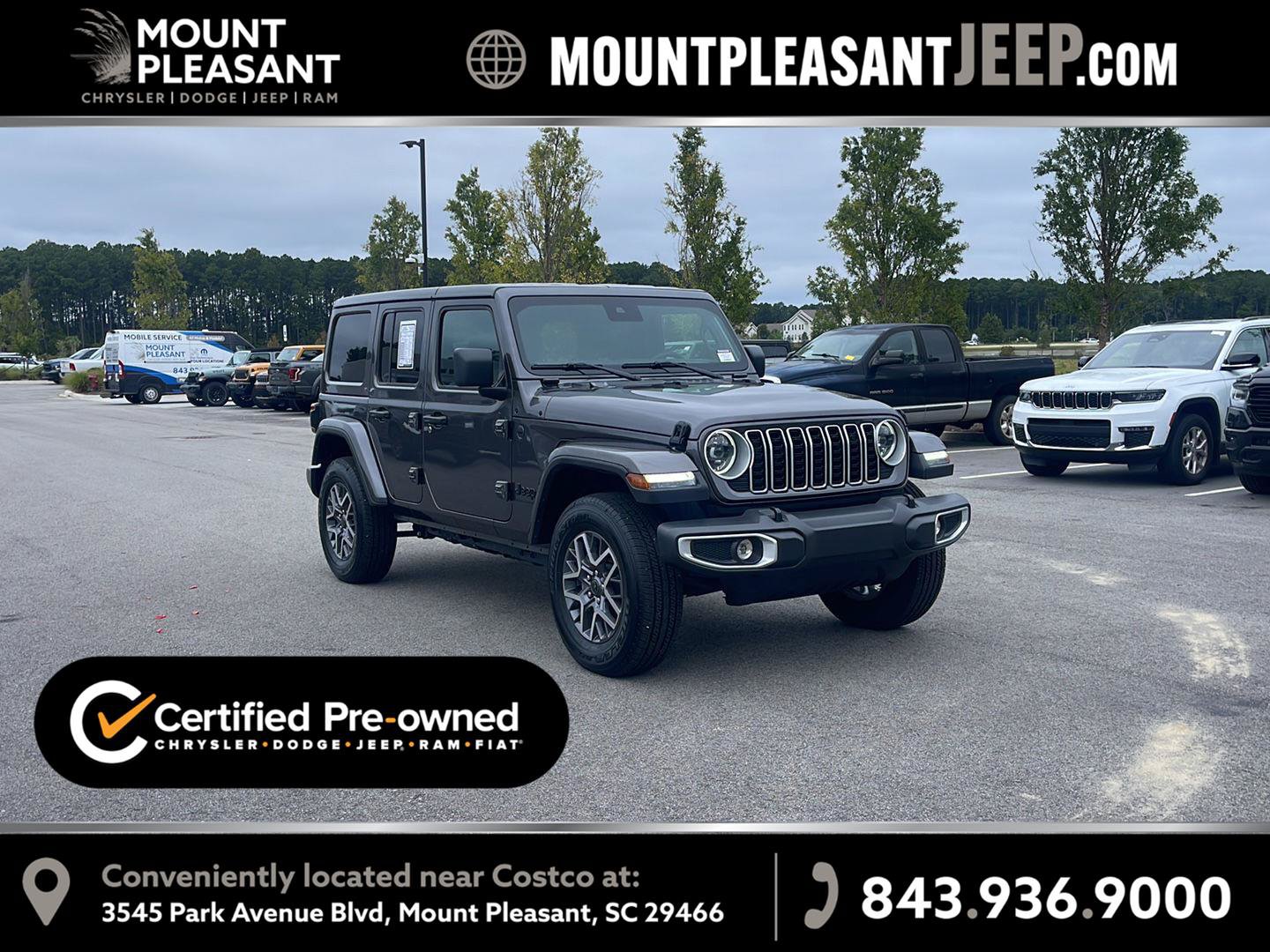 Certified 2025 Jeep Wrangler Unlimited Sahara w/ Safety Group