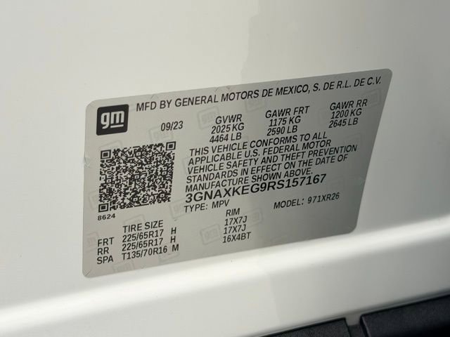 Certified 2024 Chevrolet Equinox LT w/ LPO, Floor Liner Package FWD image 22