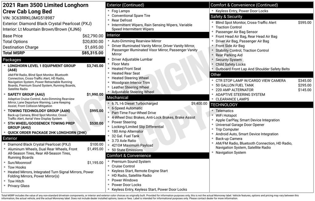Used 2021 RAM 3500 Limited image 10
