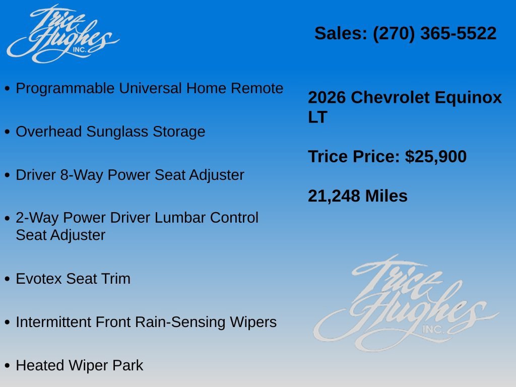 Used 2026 Chevrolet Equinox LT w/ Convenience Package II FWD image 20