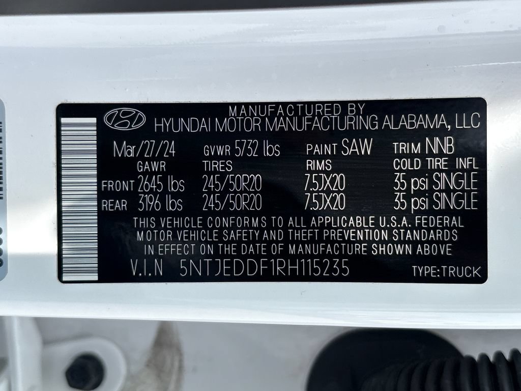 Used 2024 Hyundai Santa Cruz Limited AWD/4WD image 39