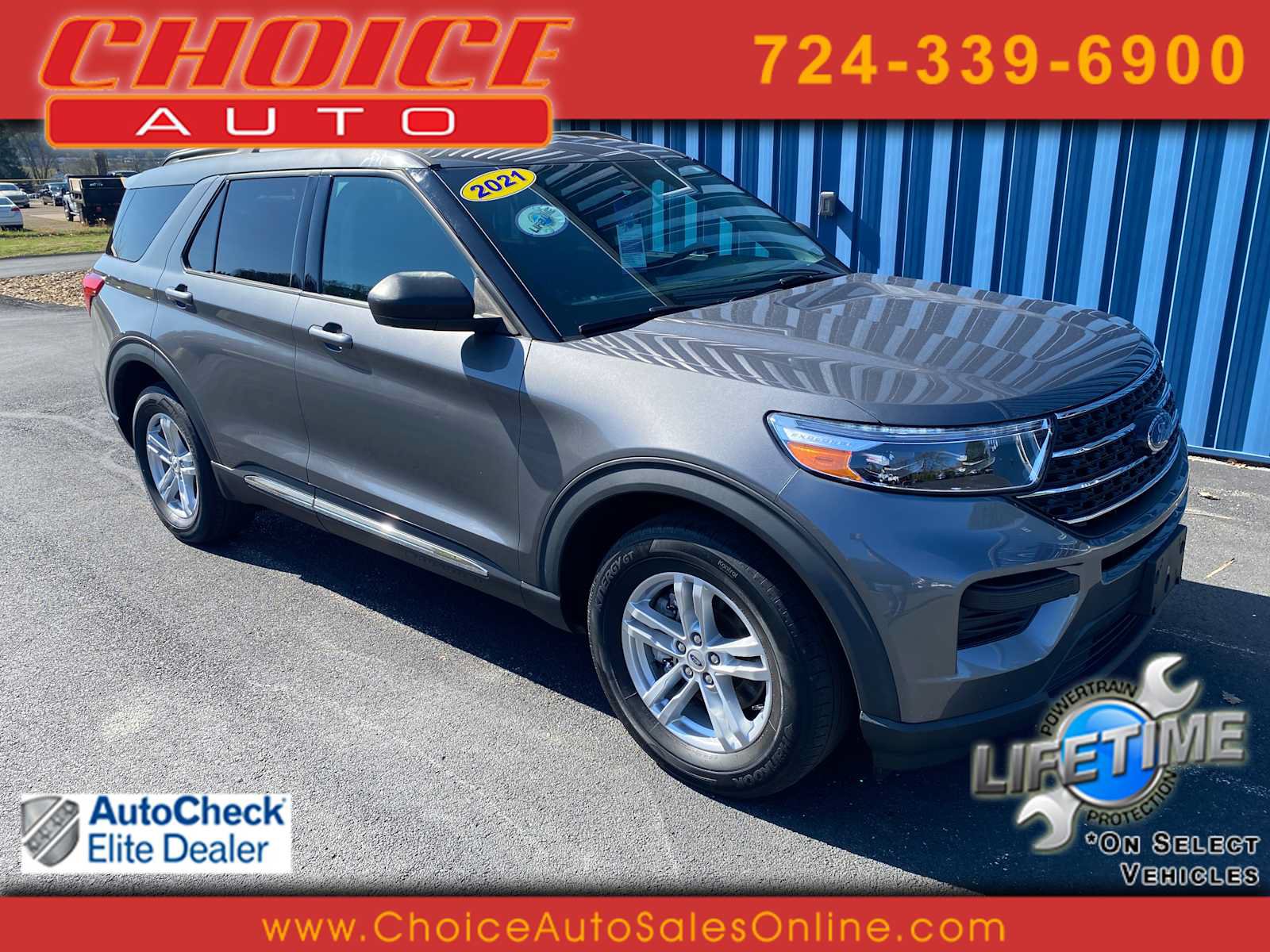 Used 2021 Ford Explorer XLT AWD/4WD image 1