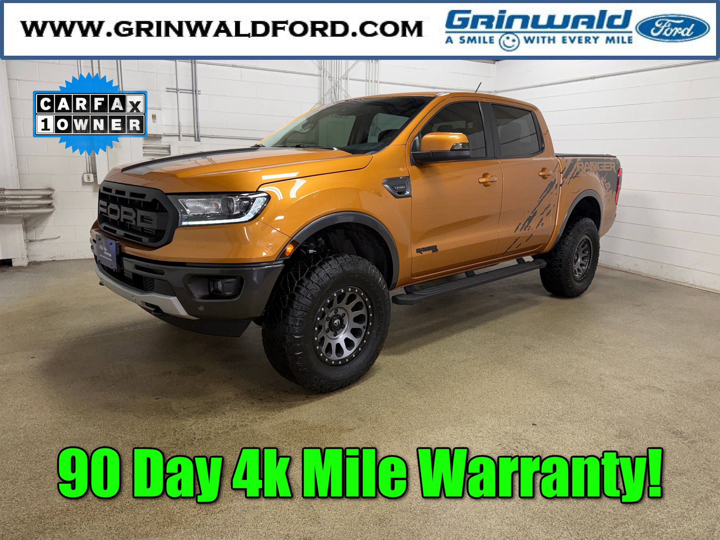 Certified 2019 Ford Ranger Lariat w/ Equipment Group 501A Mid AWD/4WD image 1