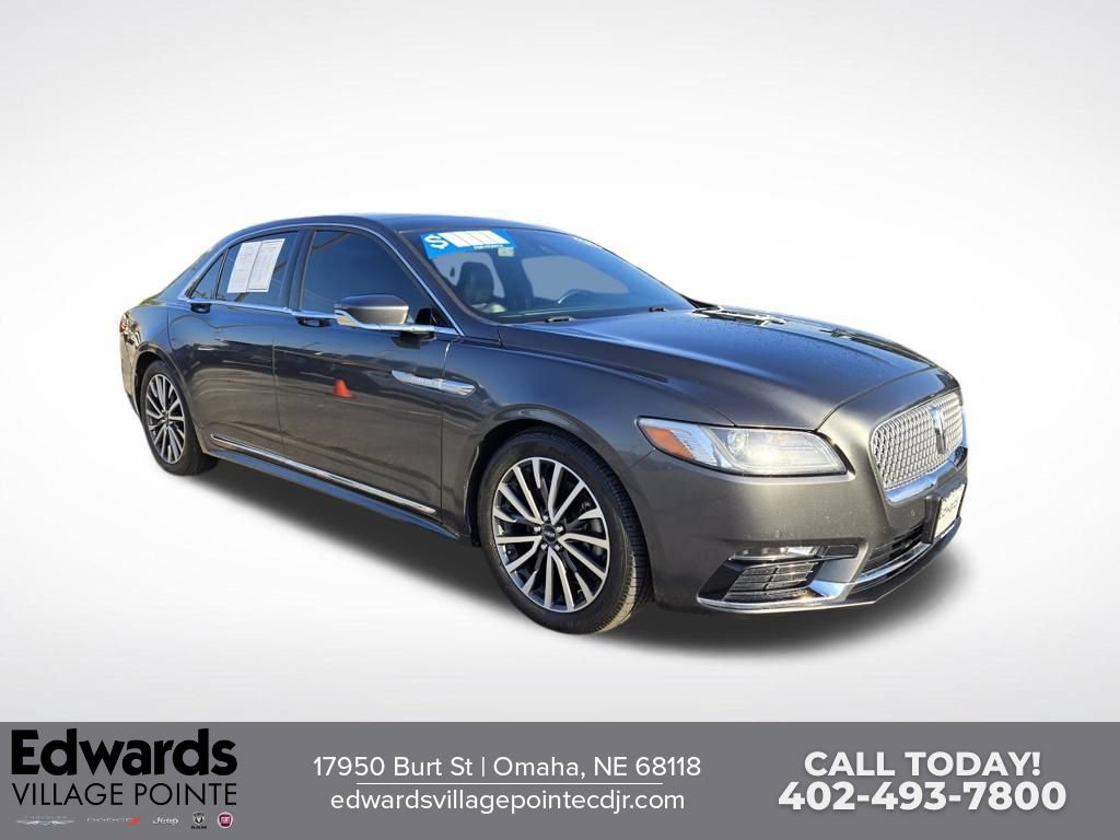 Used 2018 Lincoln Continental Select w/ Continental Climate Package