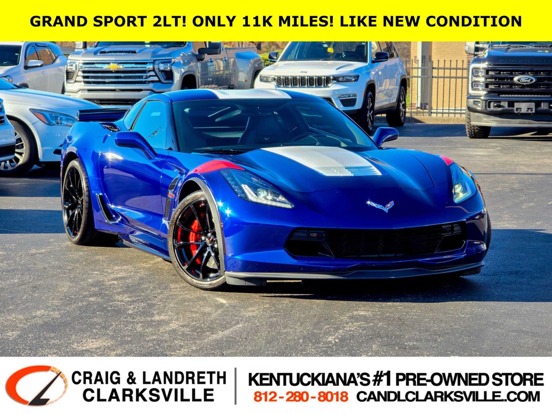 Used 2017 Chevrolet Corvette Grand Sport