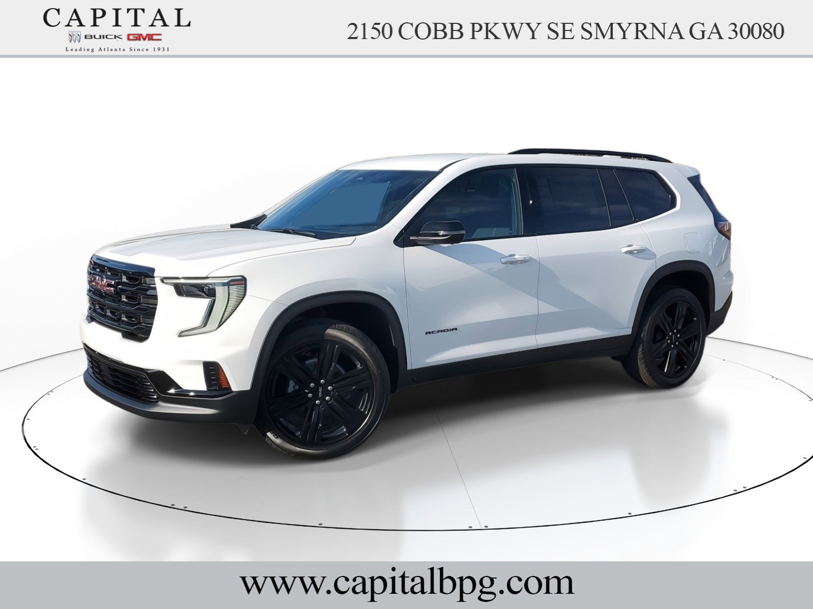 New 2025 GMC Acadia Elevation w/ Black Edition