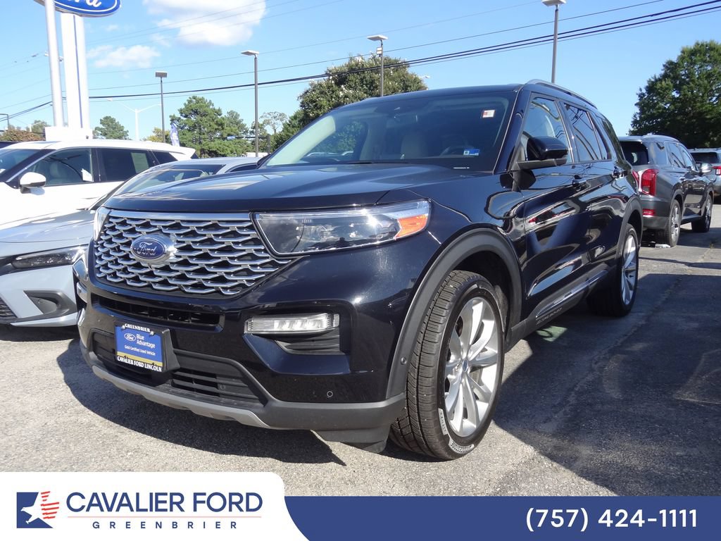 Certified 2021 Ford Explorer Platinum w/ Equipment Group 601A AWD/4WD image 3