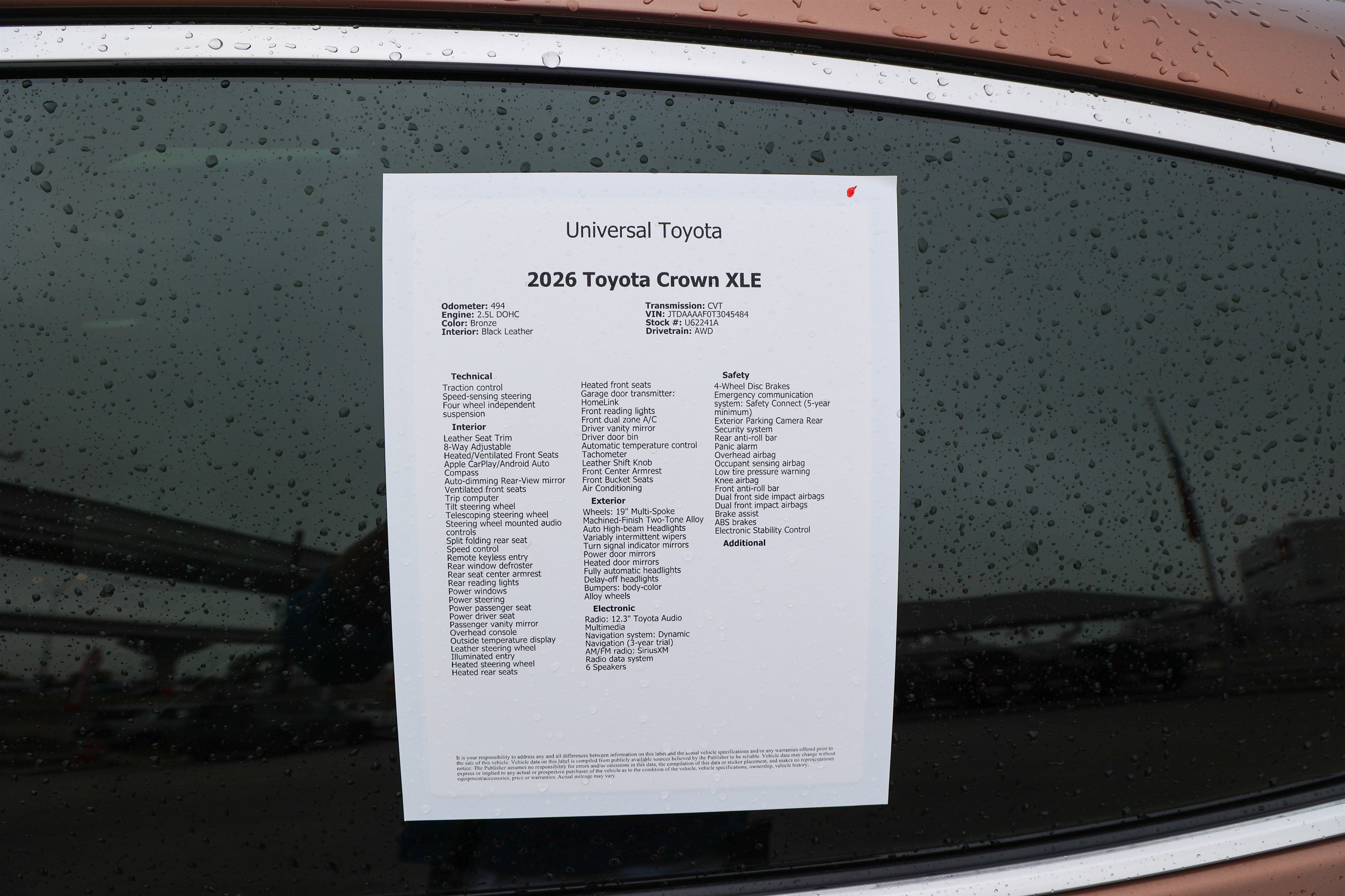 Certified 2026 Toyota Crown AWD/4WD image 49