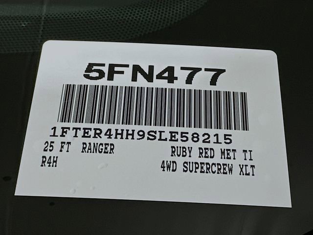 New 2025 Ford Ranger XLT w/ FX4 Off-Road Package image 18