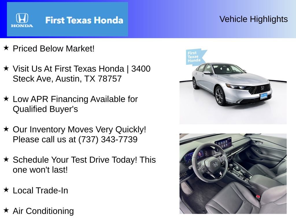 Used 2025 Honda Accord EX-L image 5