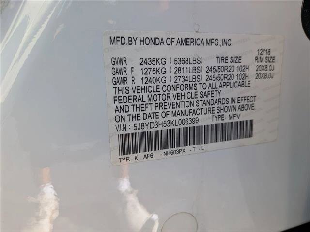 Used 2019 Acura MDX FWD w/ Technology Package image 22