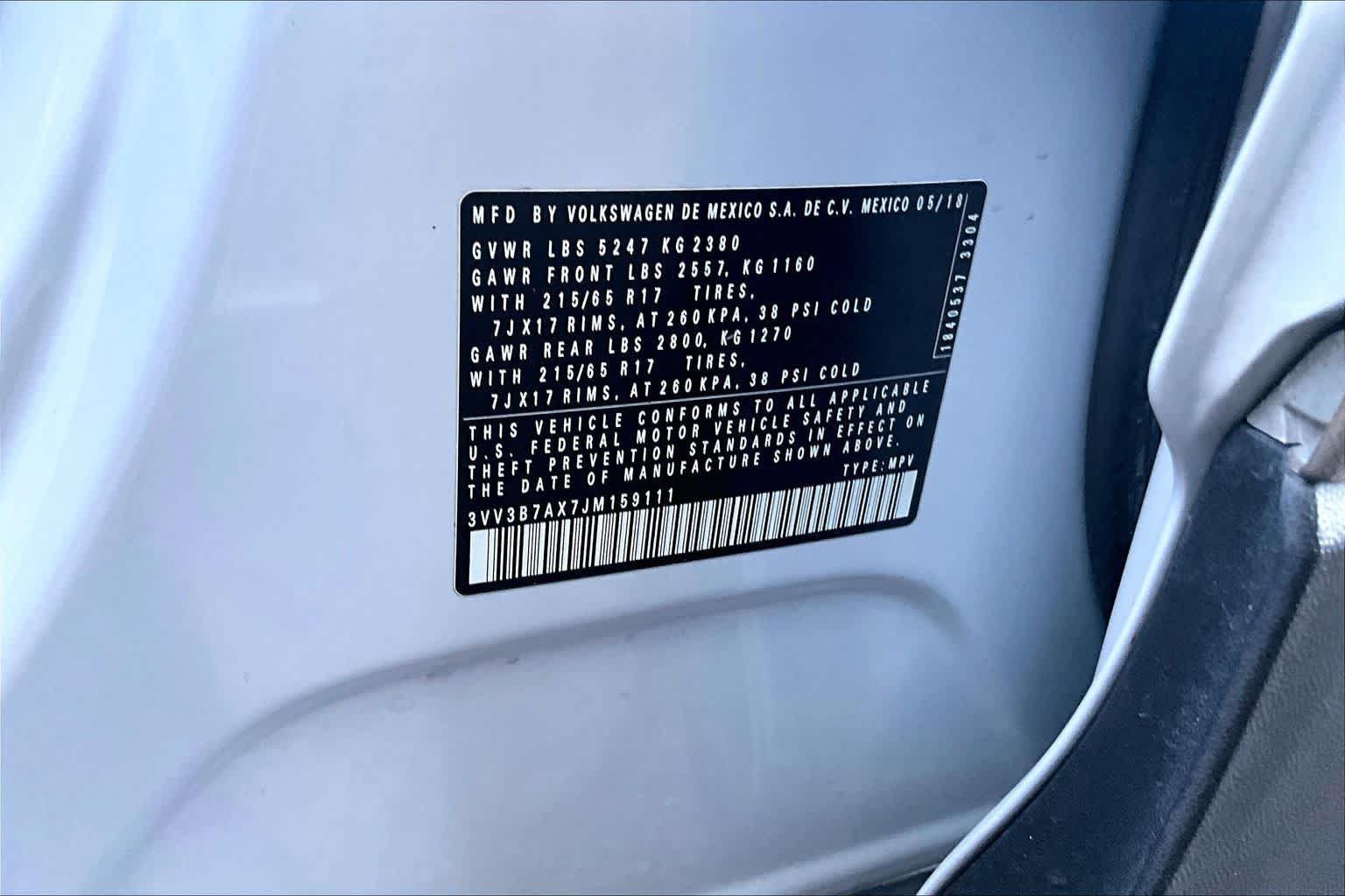 Used 2018 Volkswagen Tiguan SE FWD image 34