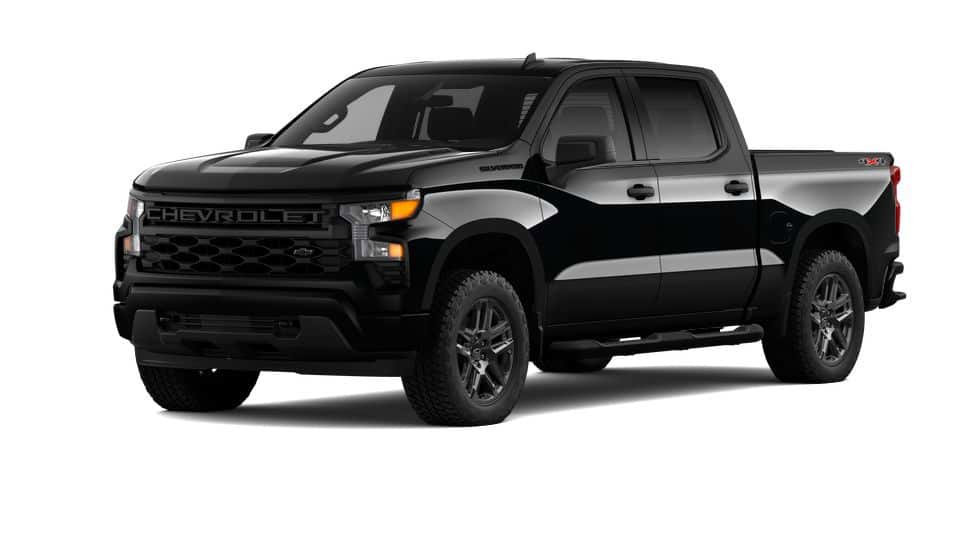 New 2026 Chevrolet Silverado 1500 Custom w/ Turbomax Blackout Package AWD/4WD image 47
