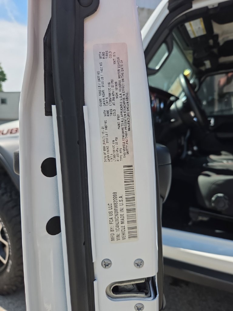 Used 2021 Jeep Wrangler Rubicon w/ Cold Weather Group AWD/4WD image 46