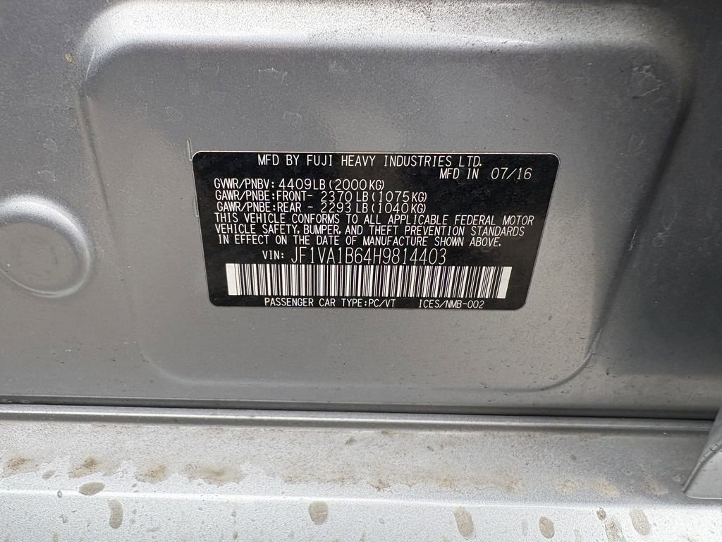 Used 2017 Subaru WRX w/ Popular Package #1 image 5