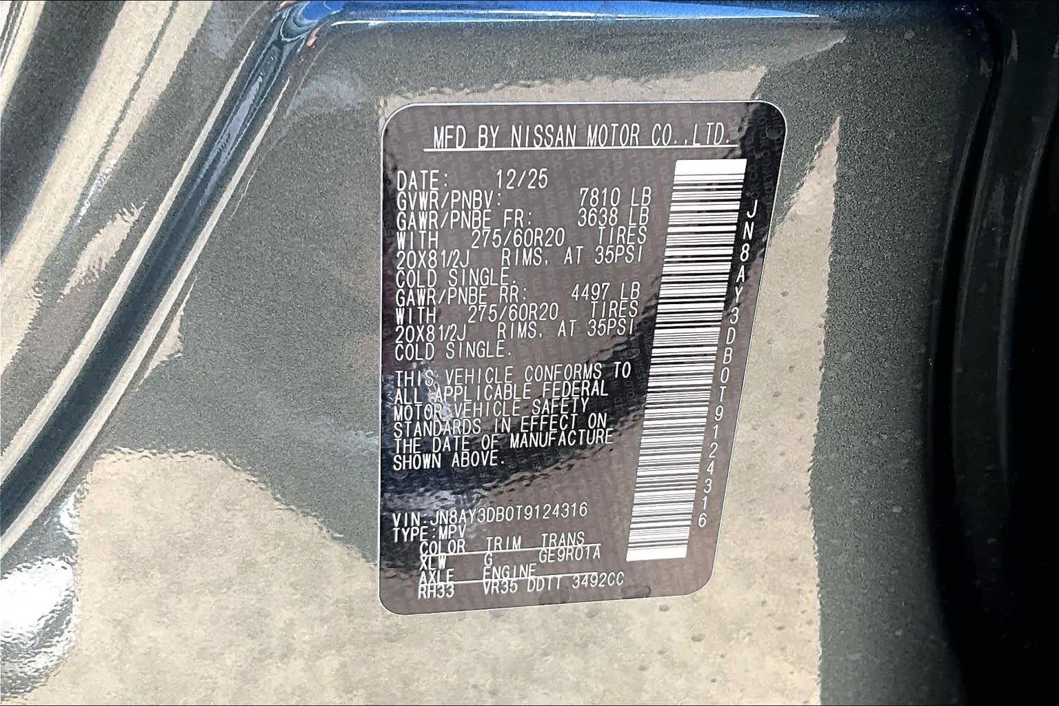 New 2026 Nissan Armada PRO-4X AWD/4WD image 17