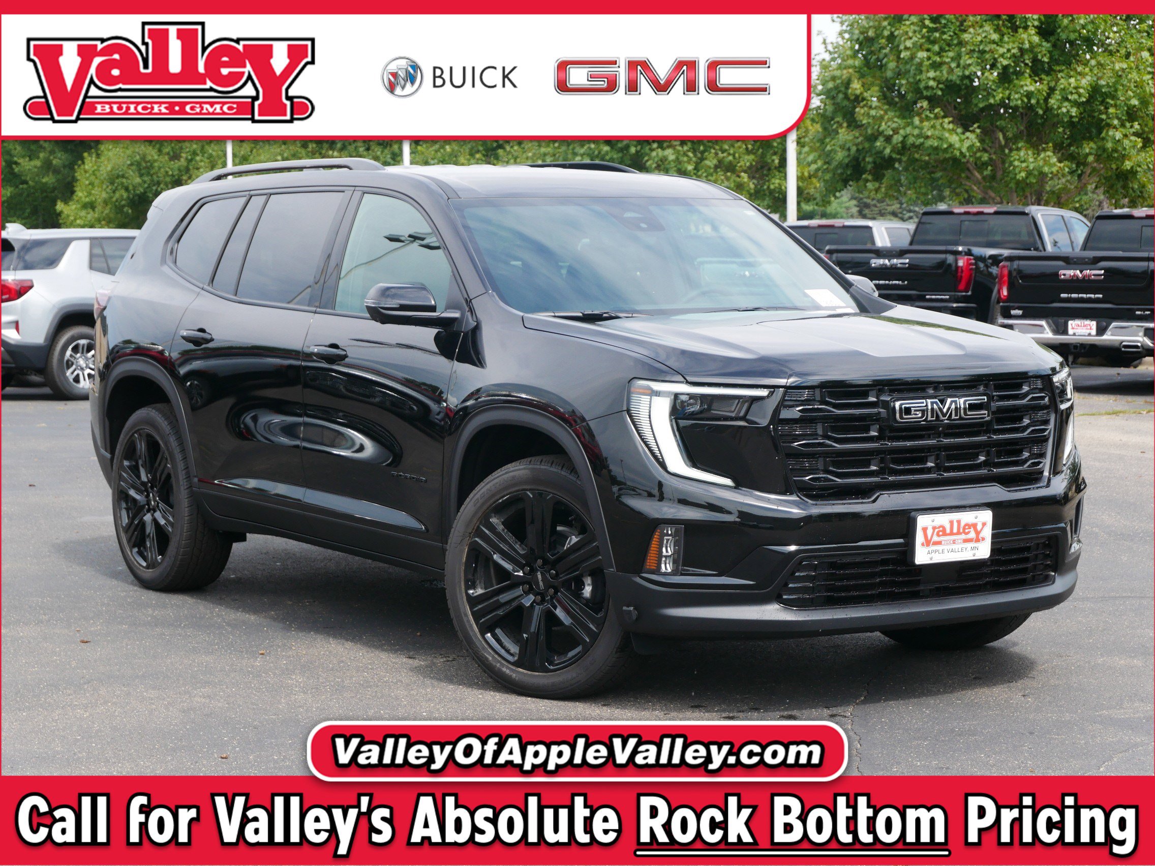 New 2026 GMC Acadia Elevation w/ Black Edition